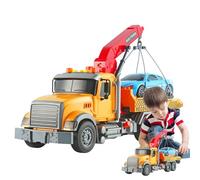 Crane de ingeniería sensorial, grúa de Rescate con Efectos sólidos y Brillantes, vehículo de Carreras Infantil, Juego de Juegos interactivos, Regalo de cumpleaños para una pequeña pasión