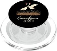 Crane Whisperer At Heart Sandhill Birds Wildlife PopSockets PopGrip para MagSafe