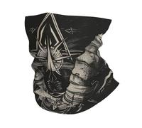 Cráneo De Cabra Ocultismo Diablo Satán Gótico Oscuro Hombre Mujer Sombreros Microfibra Polainas De Cuello Elástico Pasamontañas para Verano Senderismo Correr