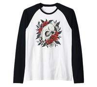 Cráneo de Gato de la Cultura Buitre, Memento Mori, Bruja Oculta gótica Camiseta Manga Raglan