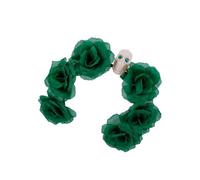 Cráneo de rosas de flores para el pelo pelo cristal peinado para espectáculo en vivo diademas para vales de carne