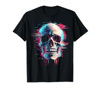 Cráneo Impresión Gráfica Ilustración Retrato Arte Camiseta