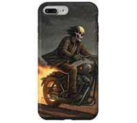 Cráneo jinete en tormenta con rastros de fuego Carcasa para iPhone 7 Plus/8 Plus