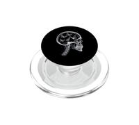 Cráneo Mariposas Rayos X Esqueleto Gótico PopSockets PopGrip para MagSafe