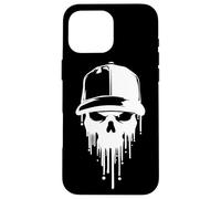 Cráneo rudo, Calavera Gorra, diseño Esqueleto, diversión Carcasa para iPhone 16 Pro MAX