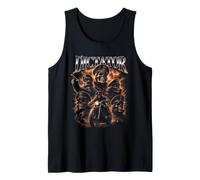 Cráneos Dictador Motocicleta Motero Divertido Camiseta sin Mangas
