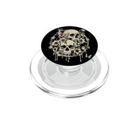 Cráneos Raros Flores Ojos Divertidos Raro Gótico PopSockets PopGrip para MagSafe