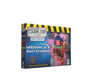 Cranio Creations - Escape Room Puzzle, Misión De Rescate, El Tercer Capítulo De Las Aventuras Rompecabezas De La Marca Escape Room, Edición en Italiano