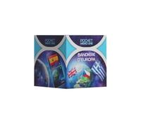 Cranio Creations - Pocket Memo Line - Banderas de Europa, una Nueva Forma de Jugar y Aprender con el Memory, edición en Idioma Italiano