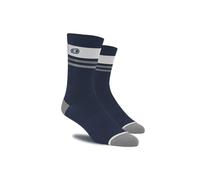 Crank Brothers - Calcetines azul marino-blanco S/M