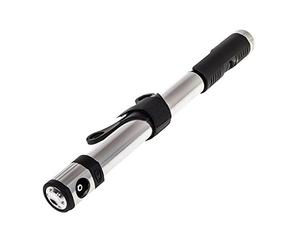 Crank Brothers Klic HP Bomba con manómetro de Ciclismo Unisex Adulto, Plata