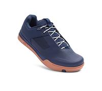 Crank Brothers Mallet Lace, Zapatos de Ciclismo Unisex Adulto, Azul Marino y Plateado-Suela de Goma, 48 EU