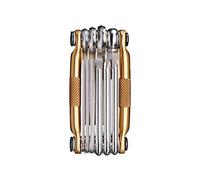 Crank 641300351104 Brothers Multi-10 Tool-Juego de Llaves y Herramientas para Bicicleta Dorado Talla:Each, Unisex, Each