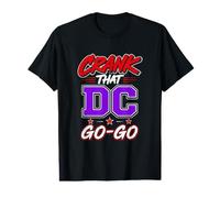 Crank That DC Go-Go Washington District Gráfico Musical Camiseta gráfica económica