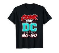Crank That DC Go-Go Washington District Gráfico Musical Camiseta gráfica económica