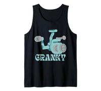 Crankbait Fishing Lure - Cranky Fisherman Tee Camiseta sin Mangas