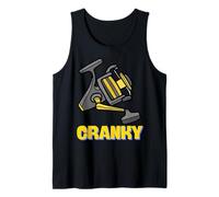 Crankbait Fishing Lure - Cranky Fisherman Tee Camiseta sin Mangas