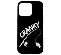 Crankbait Fishing Lure - Cranky Fisherman Tee Carcasa para iPhone 15 Pro Max