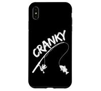 Crankbait Fishing Lure - Cranky Fisherman Tee Carcasa para iPhone XS Max