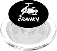 Crankbait Fishing Lure - Cranky Fisherman Tee PopSockets PopGrip para MagSafe
