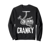 Crankbait Fishing Lure - Cranky Fisherman Tee Sudadera