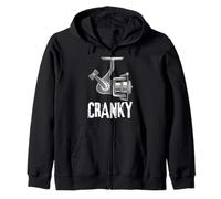 Crankbait Fishing Lure - Cranky Fisherman Tee Sudadera con Capucha