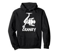 Crankbait Fishing Lure - Cranky Fisherman Tee Sudadera con Capucha