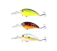 Crankbait Fishing Lures Kits Swimbait Bionic de hundimiento Lento con Gancho de Aguas Altas para truchas de Agua Dulce Bass Salmon Minnow Lures