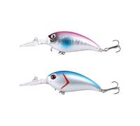 Crankbait Fishing Lures Kits Swimbait Bionic de hundimiento Lento con Gancho de Aguas Altas para truchas de Agua Dulce Bass Salmon Minnow Lures