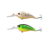 Crankbait Fishing Lures Kits Swimbait Bionic de hundimiento Lento con Gancho de Aguas Altas para truchas de Agua Dulce Bass Salmon Minnow Lures
