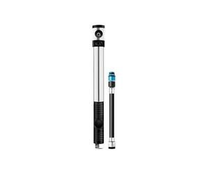 CRANKBROTHERS High Pressure Bike Pump Bomba de Mano con Gemas, Unisex, Plateado, Base