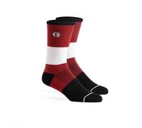 Crankbrothers Icon MTB Casual Socks One Size Red/Black/White