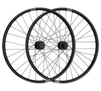 crankbrothers Juego de ruedas Synthesis E Alu Disc 6 agujeros 27,5" Boost negro 27.5" set (RD 15x110 Boost + RT 12x148 Boost) SRAM XD