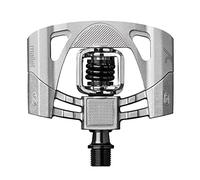 Crankbrothers Mallet Clip-In Pedals Pedales de Pan de manivela. Eggbeater 3 Spring Rojo, Adultos Unisex, Plateado Mate, Talla única