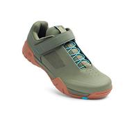 Crankbrothers Mallet-e Speed Lace, Zapatillas de Ciclismo Unisex Adulto, Green Blue Gum, 8 UK