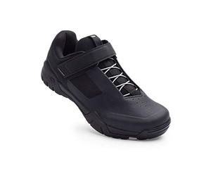 Crankbrothers Mallet-e Speed Lace, Zapatos de Ciclismo Unisex Adulto, Negro y Plateado, 37 UE