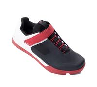 Crankbrothers Mallet Speed Lace - Zapatillas de Ciclismo Unisex, Rojo, Negro y Blanco., 44.5 EU
