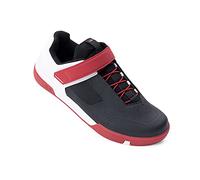 Crankbrothers Mixto Stamp Speed Lace Zapatillas de Ciclismo, US 6,5 | EU 39, Rojo Negro Blanco, 39.5 EU