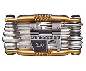 Crankbrothers Multifunktionswerkzeug 19 Multitool, CBM19, Farbe gold