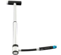 Crank Brothers Klic HP Calibre Alta Presión Con Calibre Inflador Plata