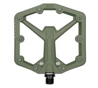 Crankbrothers Stamp - Pedales de Bicicleta 1 Grande, Color Verde, Gen 2, Unisex, para Adultos, Negro, Talla única