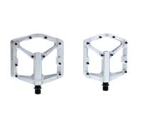 Crankbrothers Stamp 2 Pedales planos Raw Silver