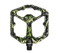 Crankbrothers Stamp 7 Mountainbike-Pedale - Splatter-Kollektion - MTB Enduro DH BMX konkave Plattform - Flaches Paar Fahrrad-Mountainbike-Pedale (verstellbare Stifte im Lieferumfang enthalten)