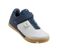 CRANKBROTHERS - Zapatos Mallet Boa - Azul Marino/Gris/Suela Marrón - 10,5 US / 44 EU