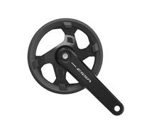 Shimano Juego de Bielas ESSA FC-U2000-1 1x7/8 velocidades con prot. de cadena negro