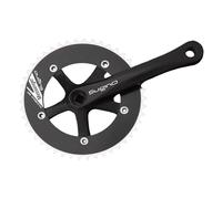 Crankset Sugino RD-2 Messenger De Pista 165mm 46T Negro De Una Sola Velocidad