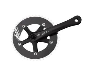 Crankset Sugino RD-2 Messenger De Pista 165mm 46T Negro De Una Sola Velocidad