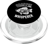 Crappie Whisperer Funny Fishing Joke Fish Joke Humor Dad Mom PopSockets PopGrip para MagSafe