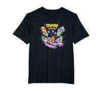 Crash Bandicoot 4: It's About Time Island Shards Game Poster Camiseta, Hombre Tallas Grandes, Negro, 3X Alto