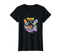 Crash Bandicoot 4: It's About Time Island Shards Game Poster Camiseta, Mujer, Negro, 3XL